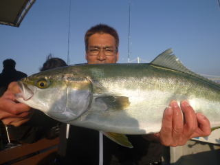 呑ませ仕掛け メジロ釣果