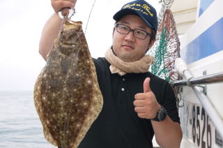 ヒラメ 鰯かからし釣り