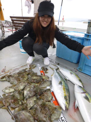 カワハギ釣果