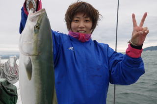 ?ませ釣りで青物釣果
