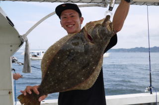 ヒラメ70cm