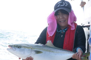 初めての青物釣りメジロ3本