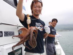 真ダコ釣り