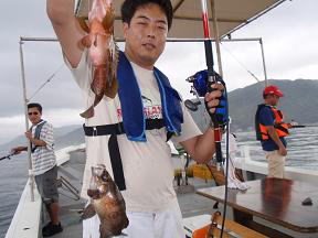 アコウ釣り