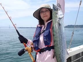 呑ませ釣りサワラ