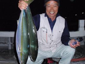青物メジロ呑ませ釣り