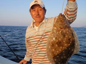 呑ませ釣り ヒラメ