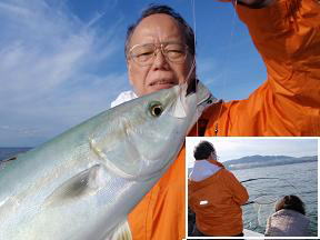 呑ませ釣り 青物メジロ