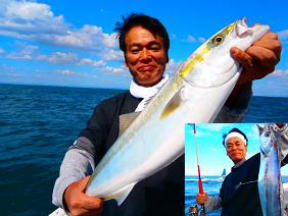 呑ませ釣り 青物 メジロ