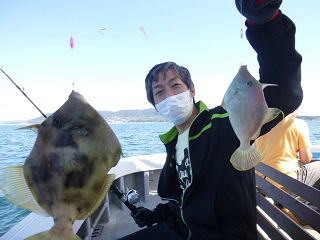カワハギ釣り