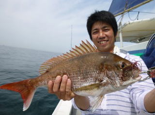 鯛ラバ釣り