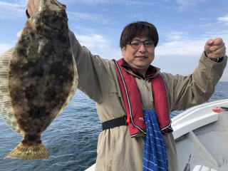 ヒラメ釣り　呑ませ釣り