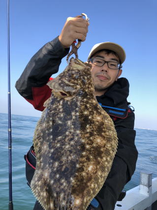 ヒラメ釣り呑ませ　泳がせ釣り