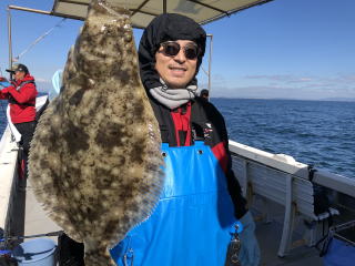 ヒラメ釣り　呑ませ　泳がせ釣り