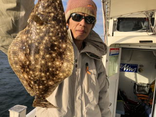 ヒラメ狙い　呑ませ泳がせ釣り