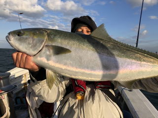 青物ブリ　メジロ呑ませ釣り