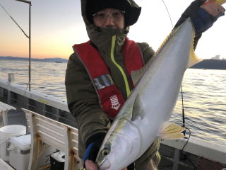 青物ブリ　メジロ呑ませ釣り