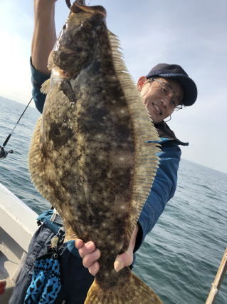 ヒラメ釣 イワシの泳がせ釣り