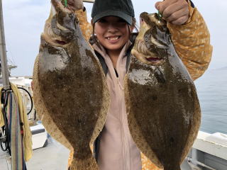 ヒラメ釣　イワシの泳がせ釣り