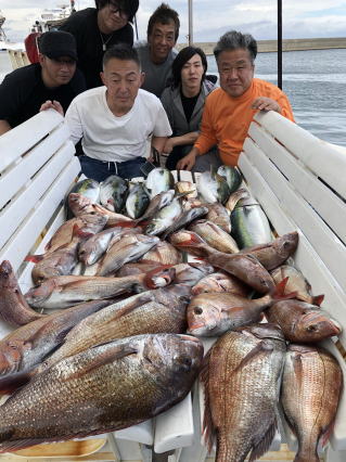 真鯛釣り　釣果