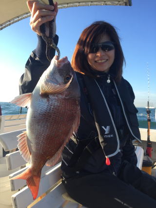 釣り姫 真鯛