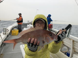 淡路島　釣り船　三幸丸　鯛サビキ真鯛釣り