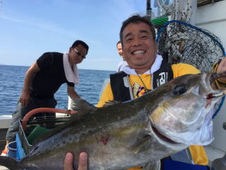 喰わせサビキ落とし込みカンパチ