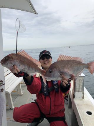 淡路島　釣り船　鯛釣り爆釣