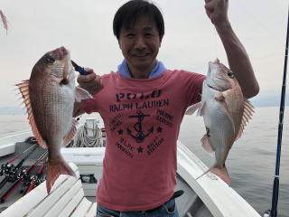 淡路島　釣り船　鯛釣り　鯛サビキ　明石鯛