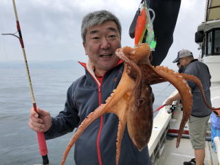 淡路島 釣り船 まだこ狙い 蛸テンヤ たこ釣り