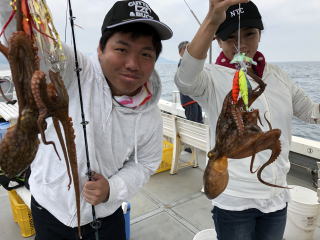 淡路島　釣り船　まだこ狙い　蛸テンヤ　たこ釣り