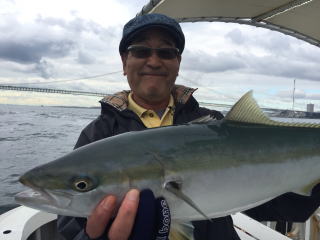 活き餌イカで呑ませ釣り