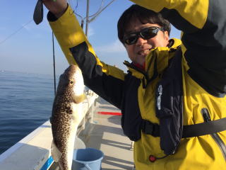 ショウサイフグ釣り