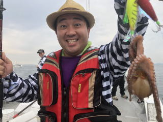 淡路島 釣り船 明石ダコ 蛸エギ 爆釣り