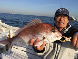 初真鯛釣り