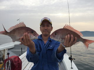 真鯛釣り爆釣り