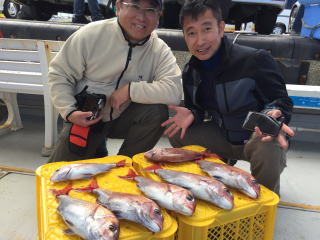 三幸丸 真鯛 爆釣り釣果