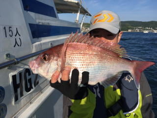 真鯛釣り　爆釣