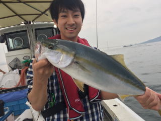 イワシの落とし込み　喰わせサビキ　青物　真鯛アコウ