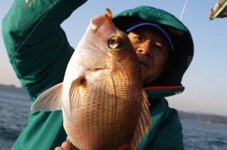 沖釣り　鳴門真鯛