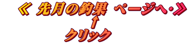 　≪ 先月の釣果 ページへ‼≫ 　　　　　　↑ 　　　 　クリック